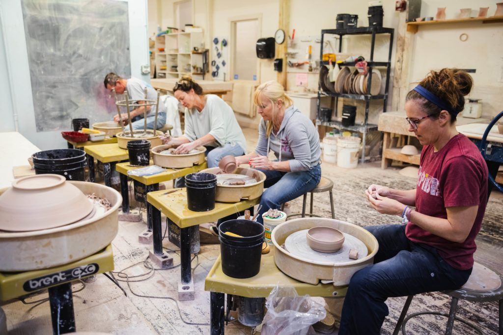 Ceramics Studio in Cornelius Arts Center