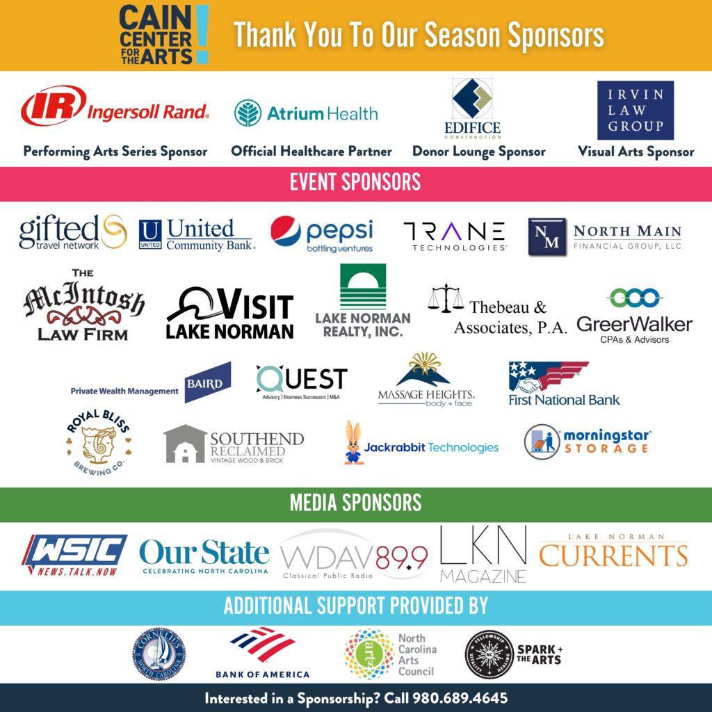 List of Cain Center corporate and media sponsors