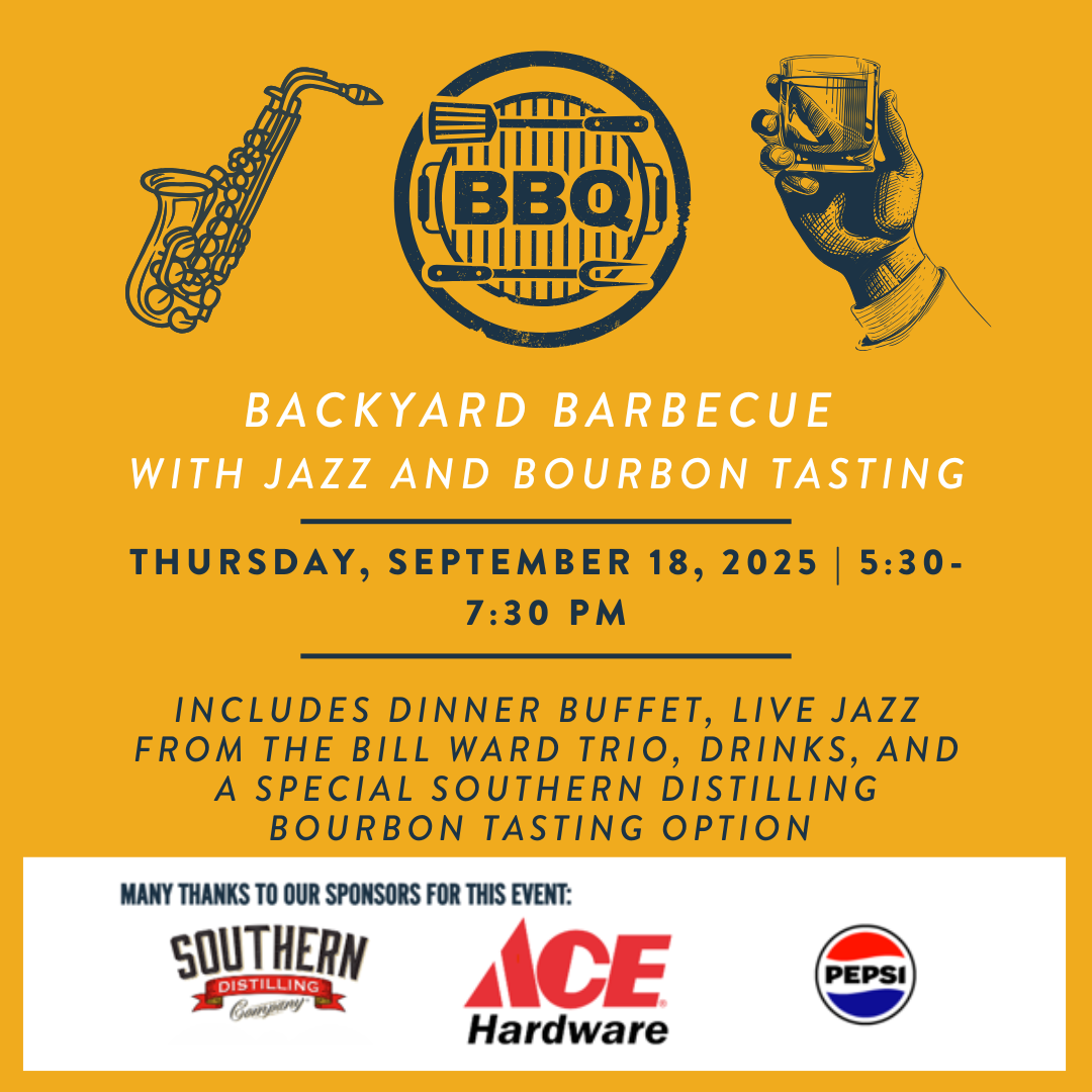 BACKYARD BARBECUE WITH JAZZ & BOURBON TASTING