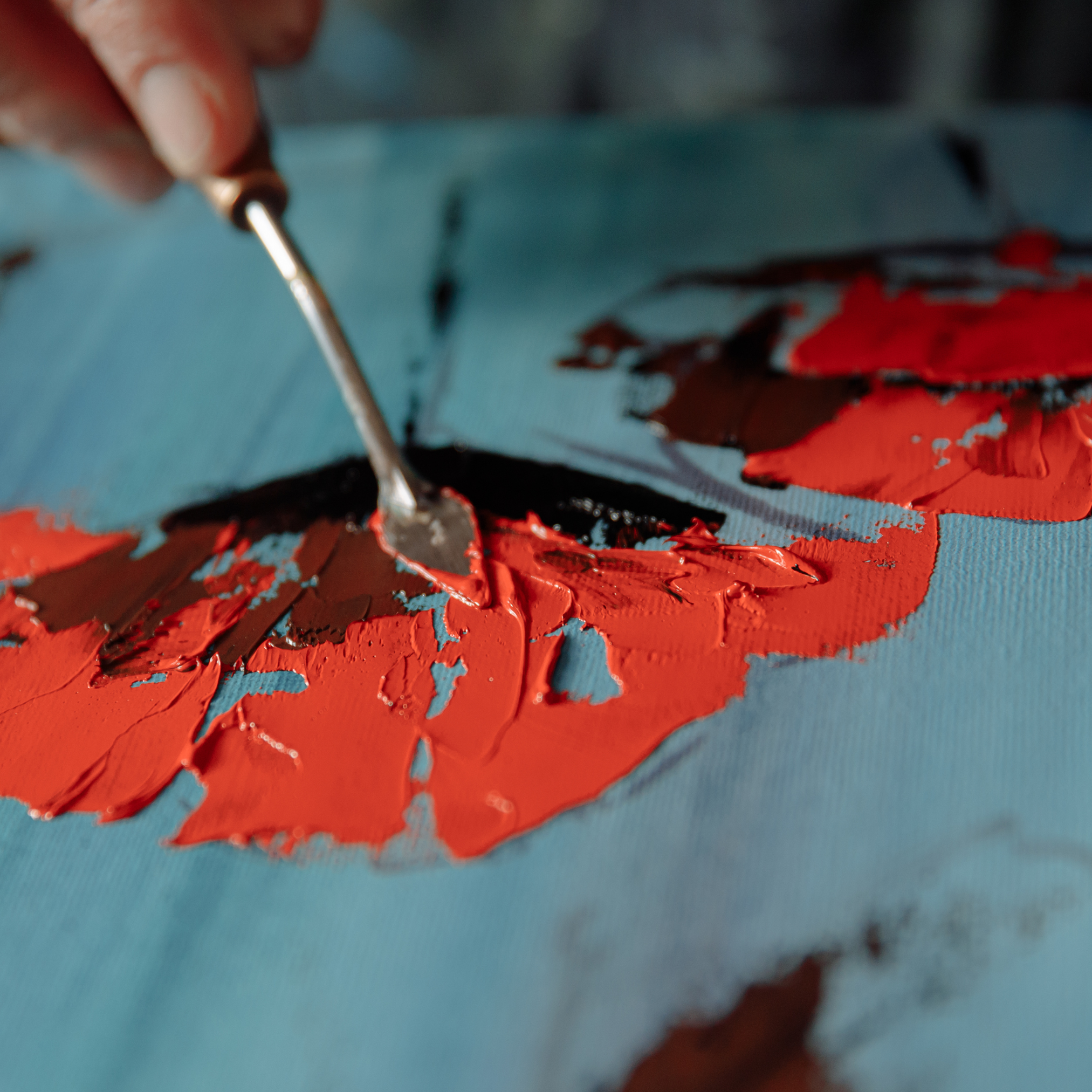 Beginner Palette Knife Painting