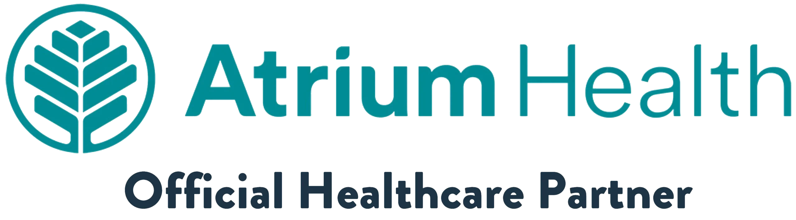 Atrium Health Logo Official Healthcare Partner